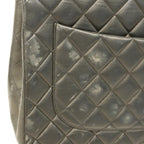 Black Leather Chanel Shoulder Bag