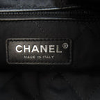 Black Leather Chanel Backpack