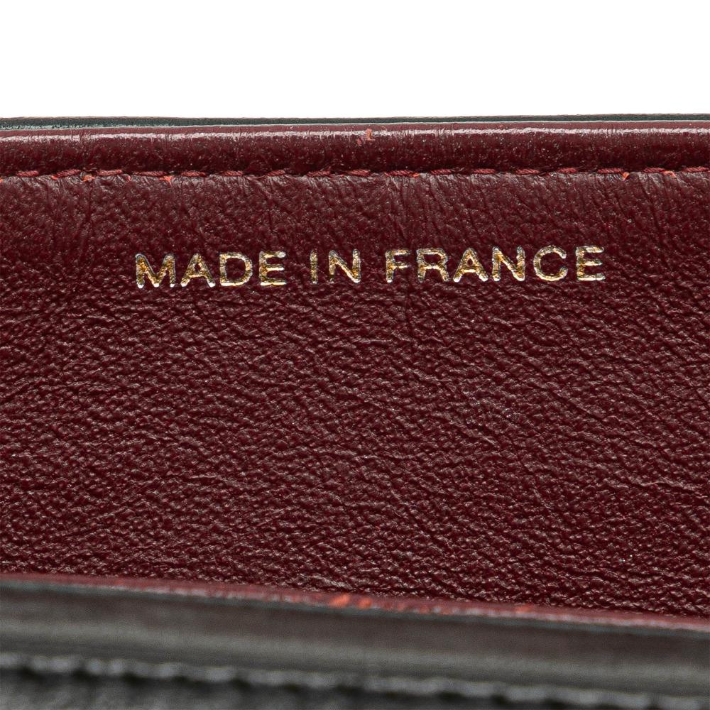 Black Leather Chanel Flap Bag