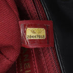 Black Leather Chanel Flap Bag