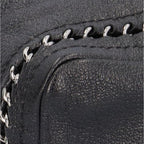Black Leather Chanel Shoulder Bag