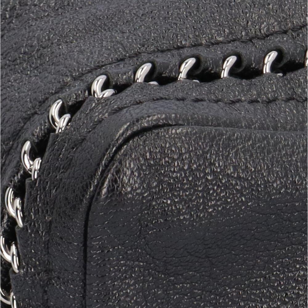 Black Leather Chanel Shoulder Bag
