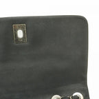 Black Leather Chanel Shoulder Bag