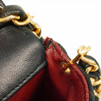 Black Leather Chanel Crossbody Bag