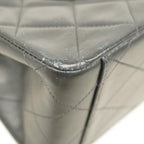 Black Leather Chanel Crossbody Bag