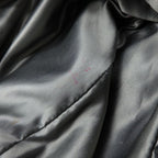 Black Leather Chanel Shoulder Bag