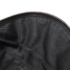 Black Leather Chanel Belt Bag