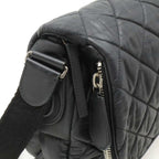 Black Leather Chanel Crossbody Bag