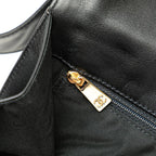 Black Leather Chanel Backpack