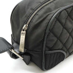Black Leather Chanel Shoulder Bag