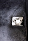 Black Leather Chanel Flap Bag