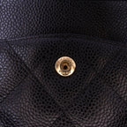 Black Leather Chanel Flap Bag