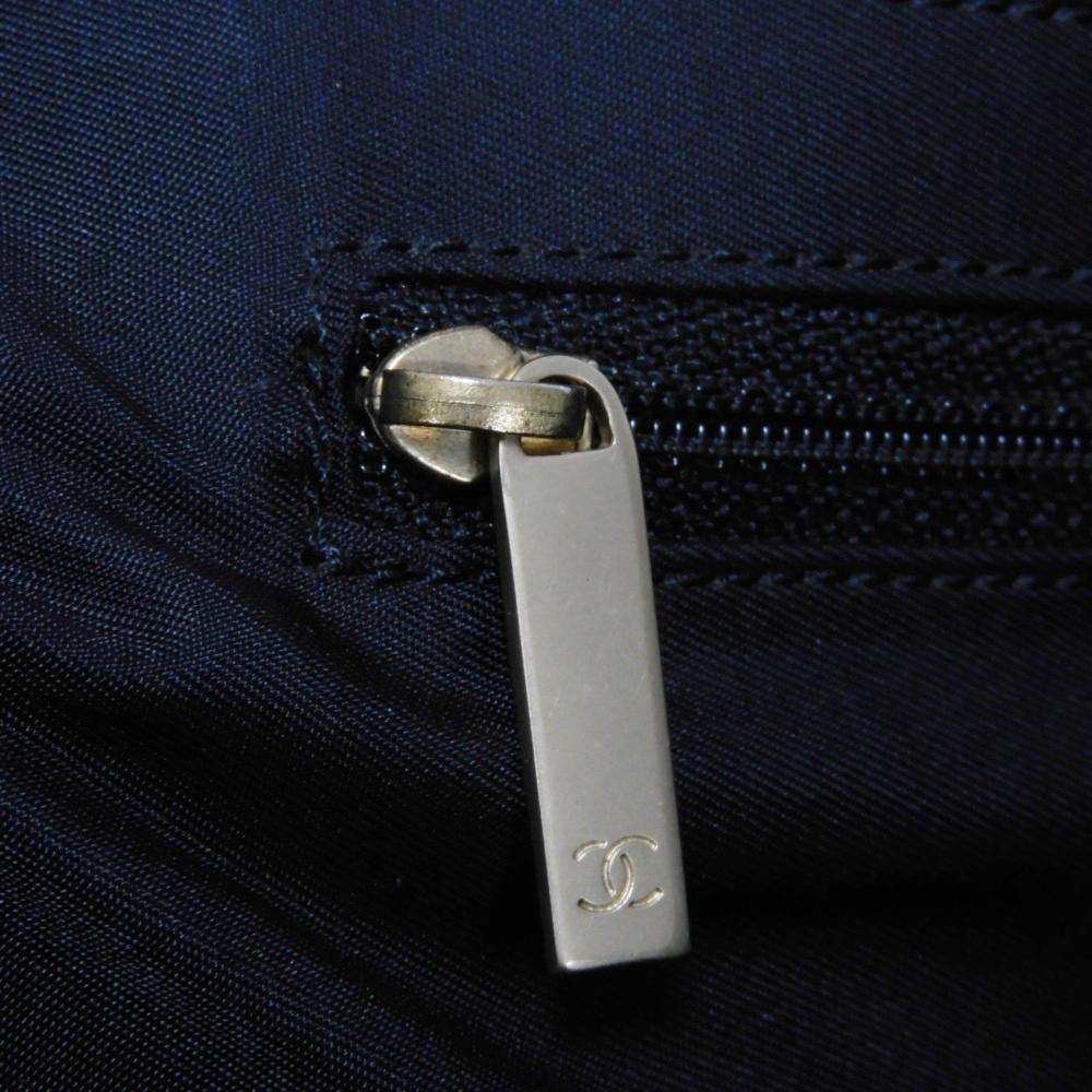Black Leather Chanel Travel Line
