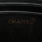 Black Leather Chanel Flap Bag