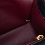 Black Leather Chanel Flap Bag