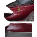 Black Leather Chanel Shoulder Bag