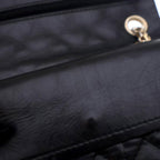 Black Leather Chanel Flap Bag