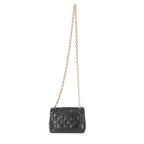 Black Leather Chanel Crossbody Bag