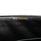 Black Leather Chanel Flap Bag