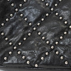 Black Leather Chanel Shoulder Bag