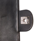 Black Leather Chanel Flap Bag