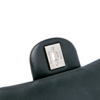 Black Leather Chanel Flap Bag