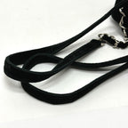Black Leather Chanel Shoulder Bag