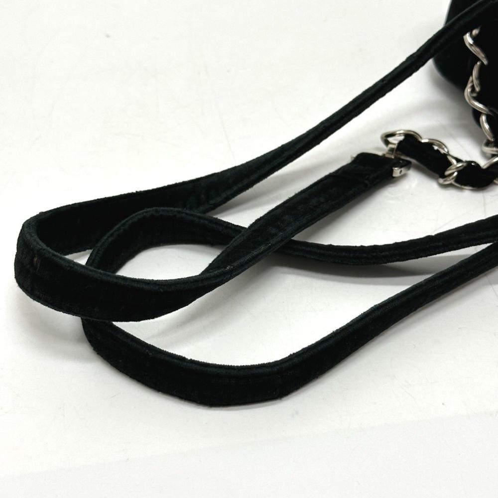 Black Leather Chanel Shoulder Bag
