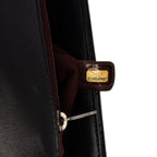 Black Leather Chanel Flap Bag