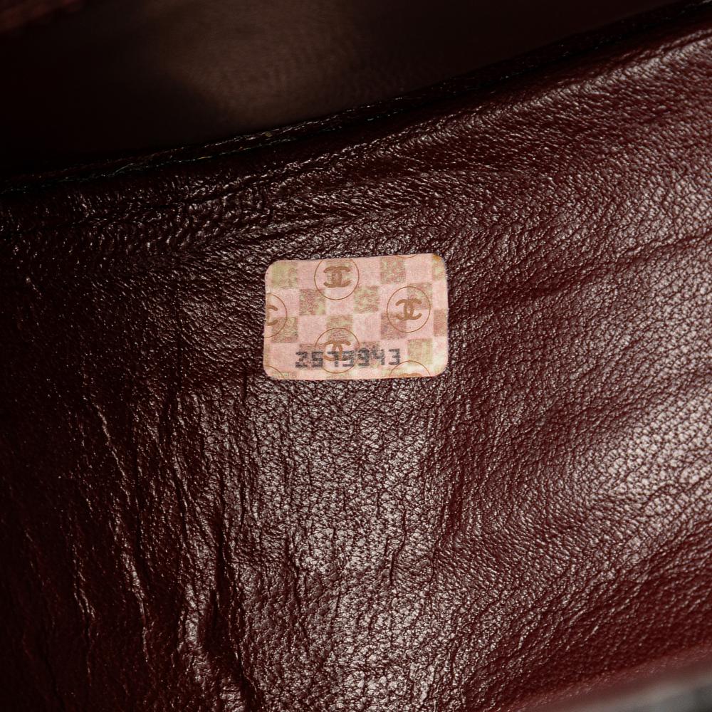 Black Leather Chanel Flap Bag