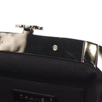 Black Leather Chanel Shoulder Bag