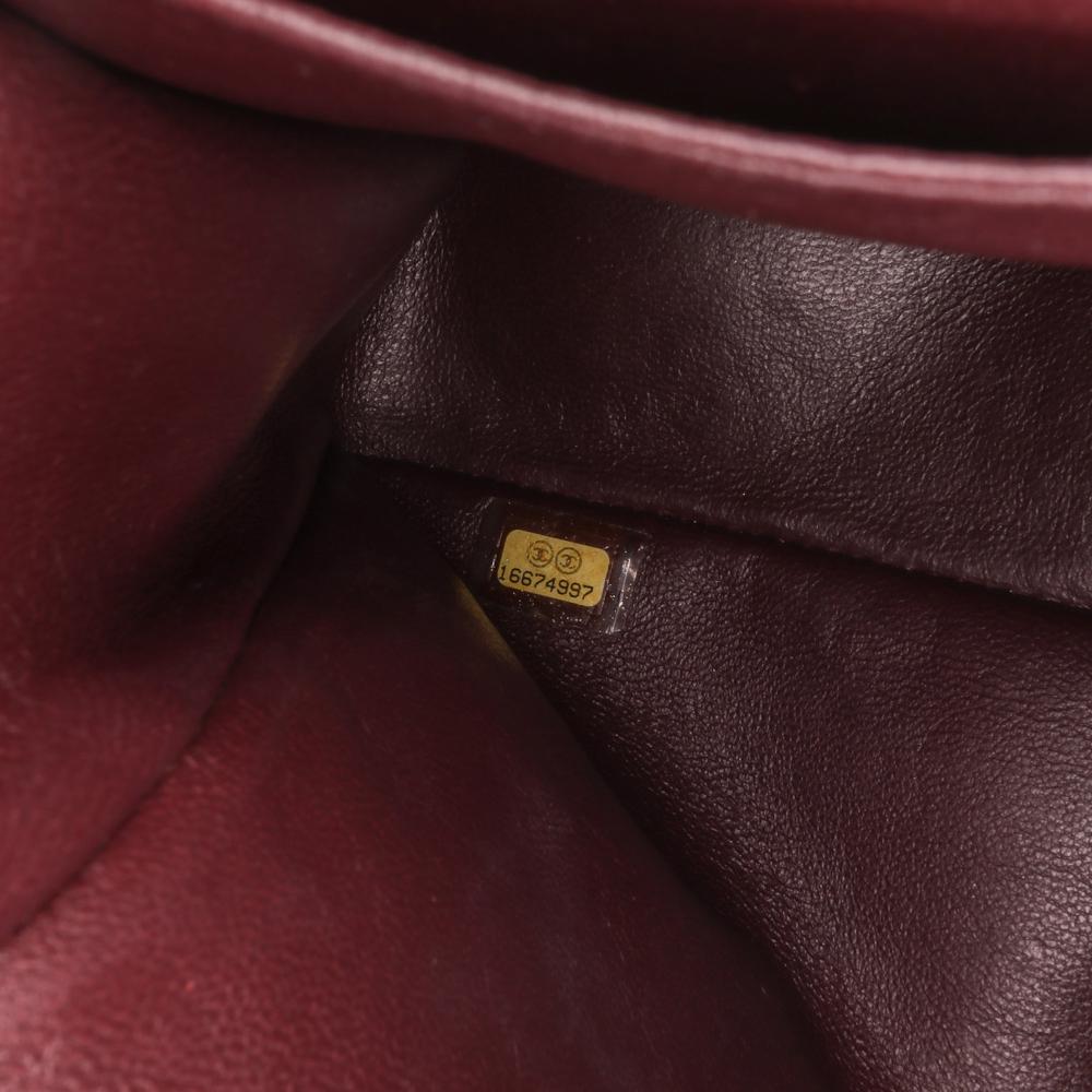 Black Leather Chanel Flap Bag