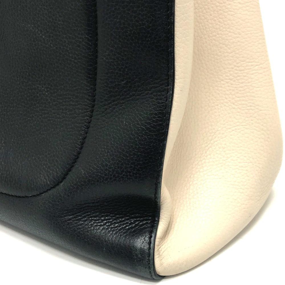 Black Leather Chanel Shoulder Bag