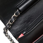 Black Leather Chanel Crossbody Bag