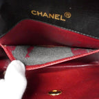 Black Leather Chanel Shoulder Bag