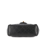 Black Leather Chanel Crossbody Bag