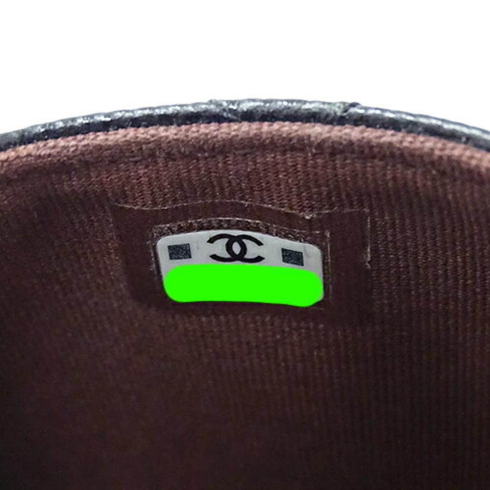 Black Leather Chanel Shoulder Bag