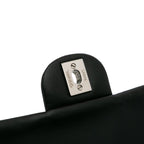 Black Leather Chanel Flap Bag
