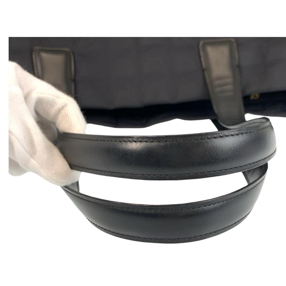 Black Leather Chanel Travel Line