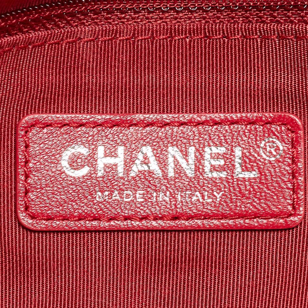 Black Leather Chanel Shoulder Bag