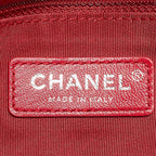 Black Leather Chanel Shoulder Bag