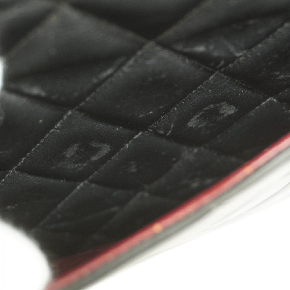 Black Leather Chanel Shoulder Bag