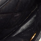 Black Leather Chanel Backpack