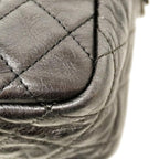 Black Leather Chanel Shoulder Bag