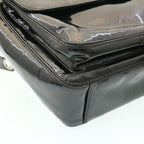 Black Leather Chanel Shoulder Bag