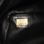 Black Leather Chanel Flap Bag