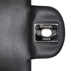 Black Leather Chanel Flap Bag