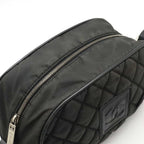 Black Leather Chanel Shoulder Bag