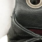 Black Leather Chanel Shoulder Bag