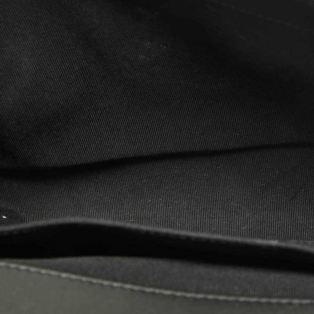 Black Leather Chanel Flap Bag